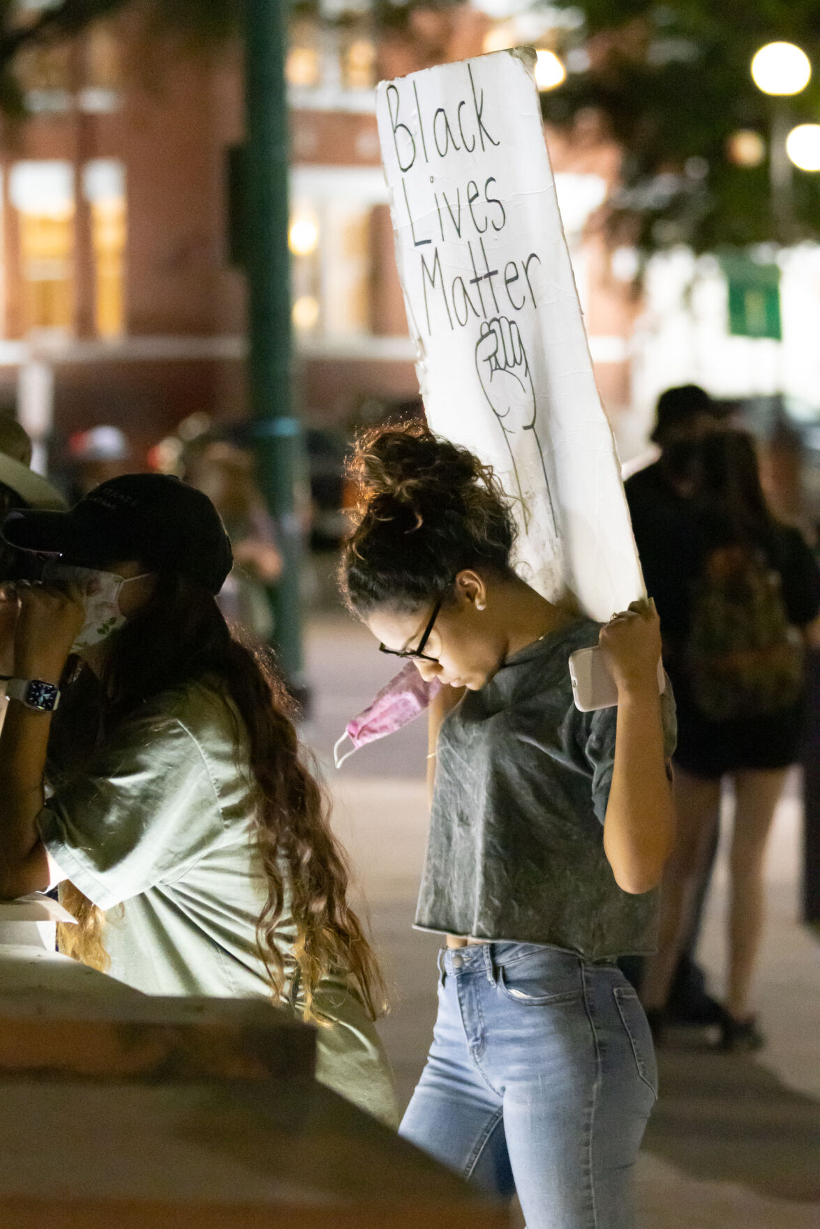 Photos: Dallas protest calls for justice following police shooting of Daunte Wright in Minnesota